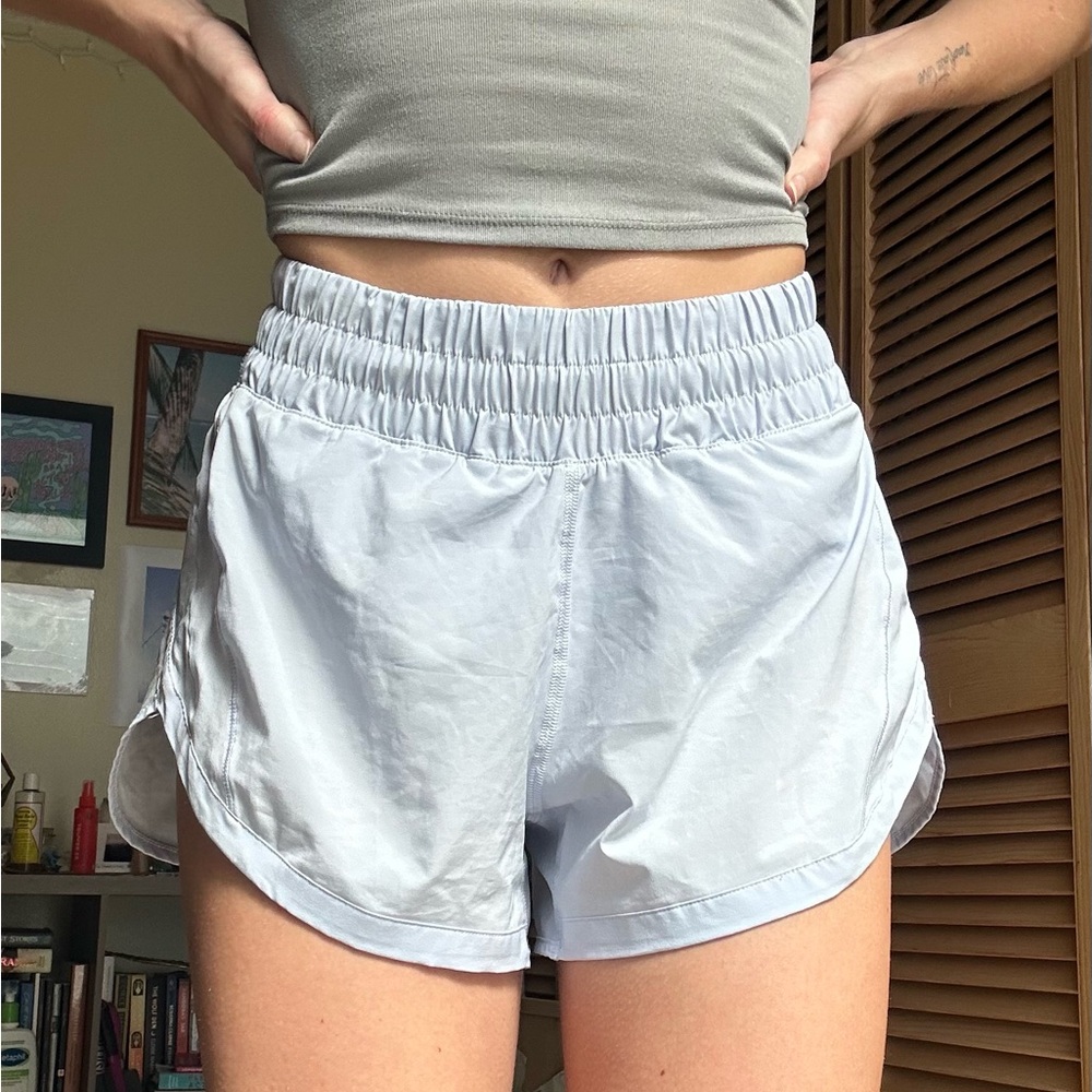 Lululemon Track That MR Periwinkle Running Shorts 5” in US Women’s Size 4